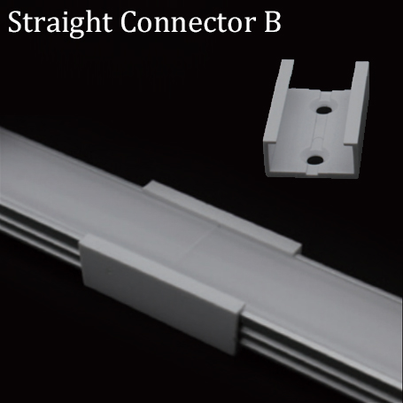 LED Diffuser Channels L/- Plastic Connectors